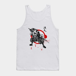 "Samurai Wanderer: The Ronin Ukiyo-e T-Shirt Tank Top